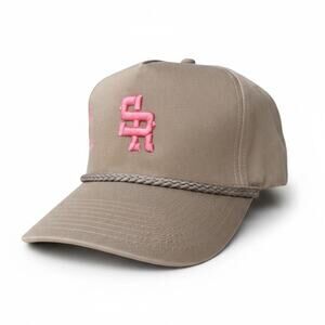 Stevenson Ranch Not My First Rodeo Hat Tan Pink Cord Snapback